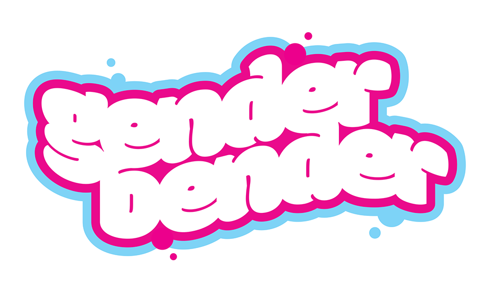 Gender bender sticker art by Matt Keeler