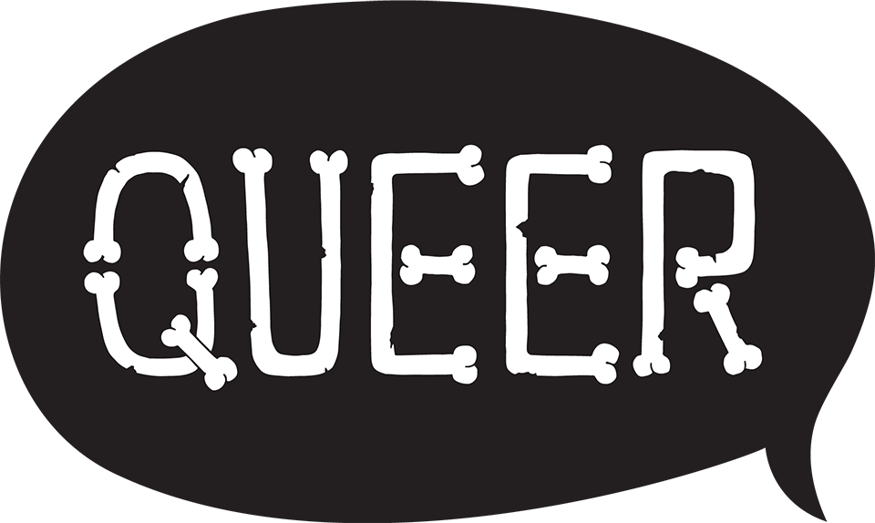 Queer sticker art by Ashley Postiff